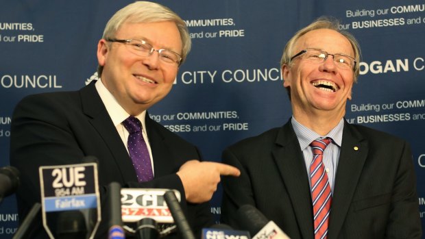 Then-prime minister Kevin Rudd tapped Peter Beattie to deliver Labor seats in Queensland at the 2013 federal election.