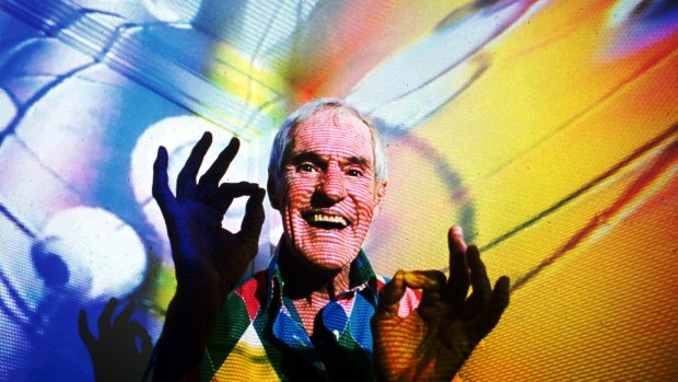 The late Timothy Leary, the former LSD experimenter, photographed at his California home in 1992.