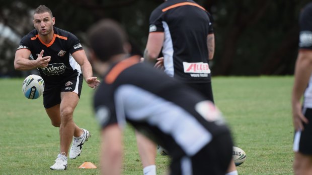 Locked in: Robbie Farah has now committed to playing out his NRL career at the Tigers.