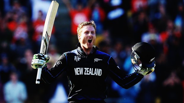 Martin Guptill is excited about seeing how the pink ball works.