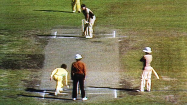 Trevor Chappell's underarm bowl on February 1, 1981.