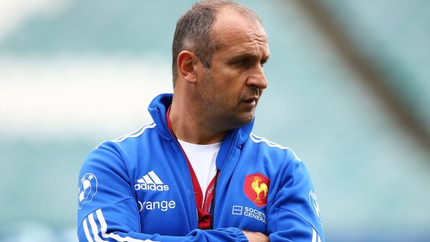 Under fire: France rugby coach Philippe Saint-Andre.