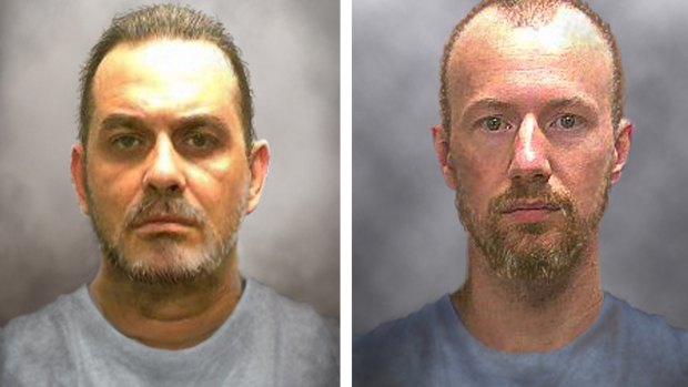 A photo released by police shows what Richard Matt and David Sweat might look like after being on the run for ten days.