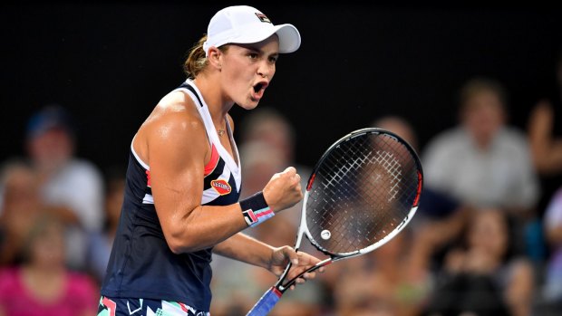 Ashleigh Barty has rebounded from an early exit at the Brisbane International. 