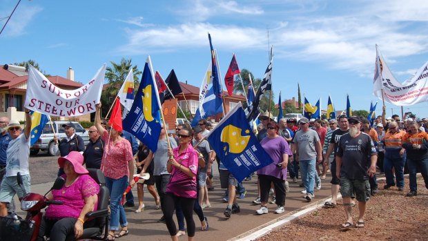 The Whyalla community desperately wants the steelworks to stay open in any restructuring of Arrium, with the real estate market already being hit hard.