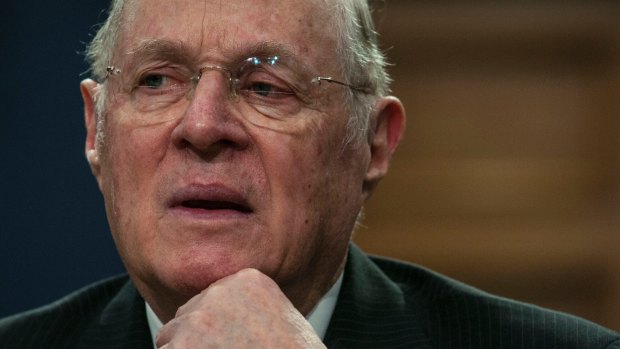 In the spotlight: the US Supreme Court's swing vote, Justice Anthony Kennedy.
