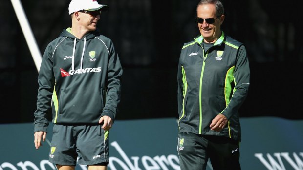"What do you expect the doctor to do? Just ignore the referee beckoning them on?:" Australian team doctor Peter Brukner (right).