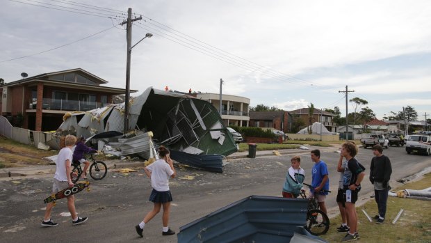 Storm damage at Kurnell