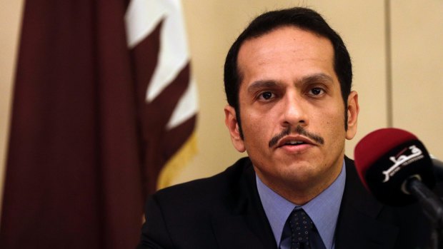Qatari Foreign Minister Sheikh Mohammed bin Abdulrahman al-Thani.
