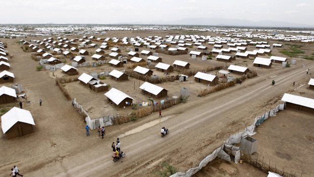 The Kakuma refugee camp in north-western Kenya, near the border with South Sudan.