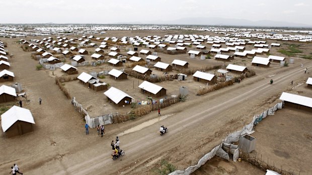 The Kakuma refugee camp in north-western Kenya, near the border with South Sudan.