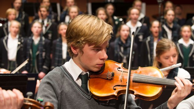 Scholarships are awarded to talented young musicians at The Geelong College.