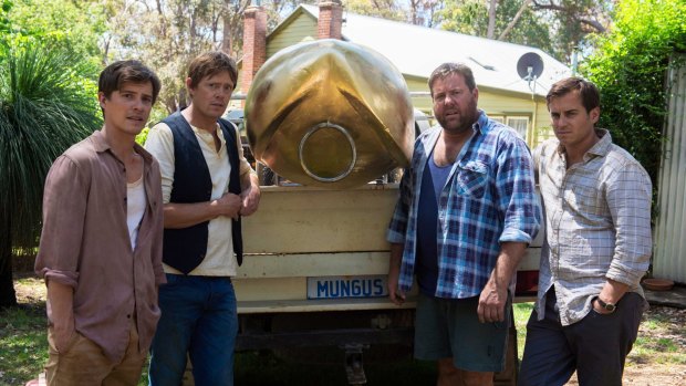 Xavier Samuel, Kris Marshall, Shane Jacobson, Kevin Bishop and a giant gold willy in 
