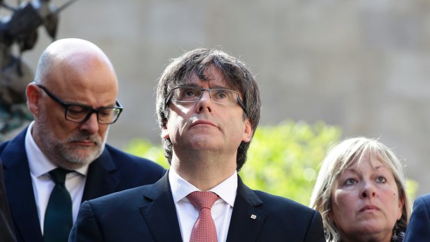 The leader of Spain's Catalonia region, Carles Puigdemont, is pushing for a referendum on independence.