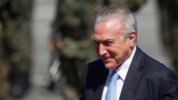 Brazilian President Michel Temer denies all wrongdoing.