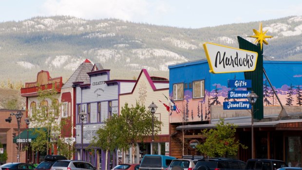 Main Street, Whitehorse, Yukon Territory.