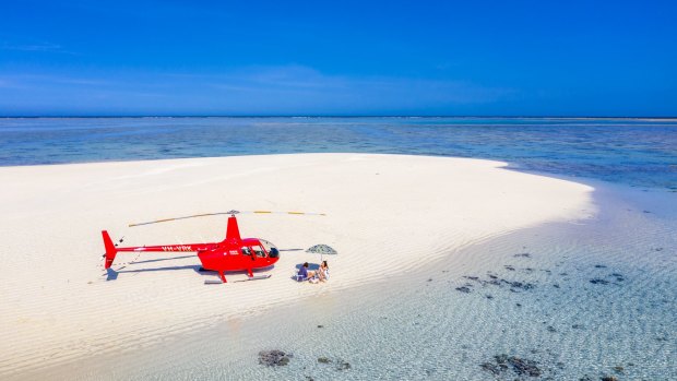 Picnic on Heron Island.