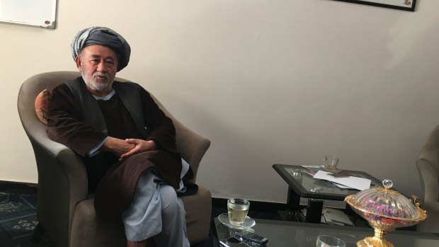Ahmad Ishchi in Kabul, Afghanistan, on December 13. He accuses Abdul Rashid Dostum of assault and rape. 