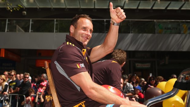 Thumbs up: Brad Sewell will help the Bombers find their next coach