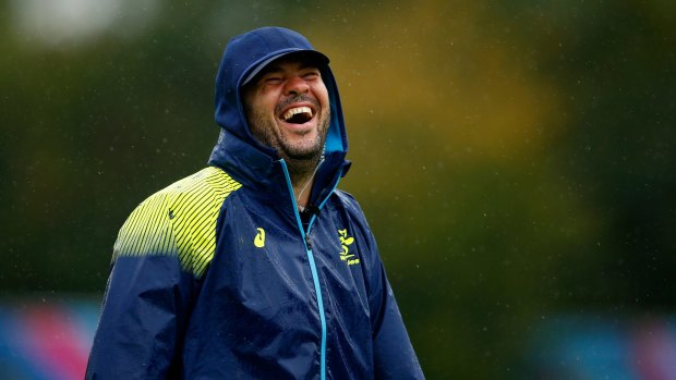 "I'm not worried about it. We're not really sure what we're doing so I don't think they'll be able to pick it up either": Wallabies coach Michael Cheika.