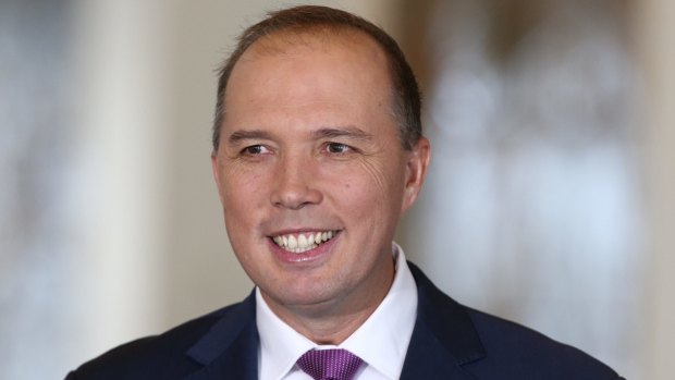 Immigration Minister Peter Dutton, whose department has produced a telemovies to deter asylum seekers.