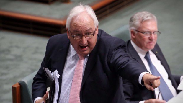Labor MP for Melbourne Ports Michael Danby in Parliament.