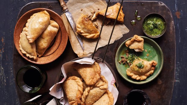 Beef empanadas.