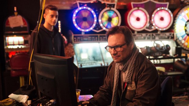 White hat hackers: Rami Malek, left, as Elliot, and Christian Slater as Mr. Robot in a scene from the hit TV series.