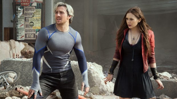 Elizabeth Olsen (right) in Marvel's Avengers: Age of Union.