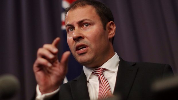 Apprenticeship: Resources Minister Josh Frydenberg is getting up to speed.