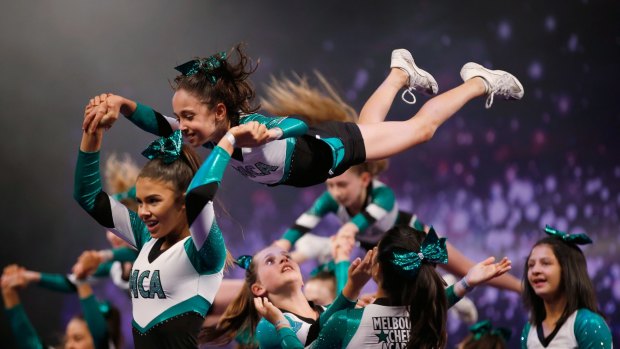 More than 10,000 cheerleaders competed at the national championships.