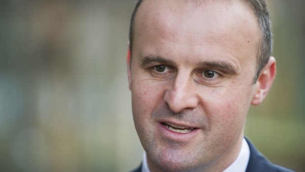 ACT Chief Minister Andrew Barr: Preparing a crackdown on tax evasion, especially companies that avoid payroll tax.