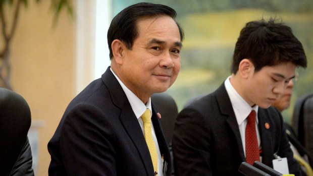Leader of the coup and Thailand's new Prime Minister Prayuth Chan-ocha. 