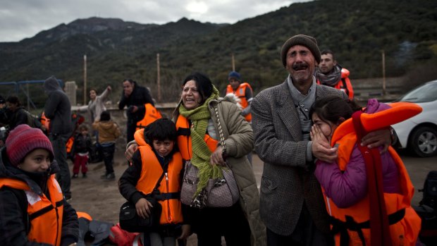 Syrians fleeing the war in their country make up half of the 1 million refugees fleeing to Europe in 2015.