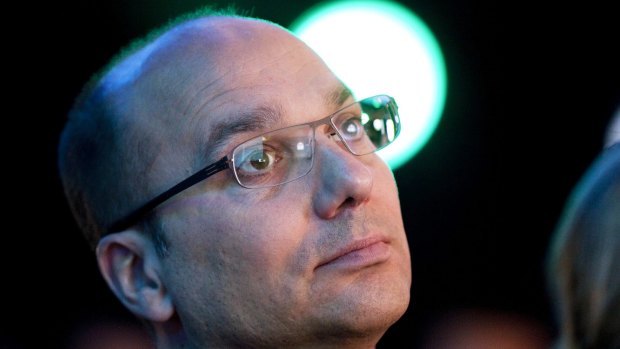 Quit Google: Android co-founder Andy Rubin.