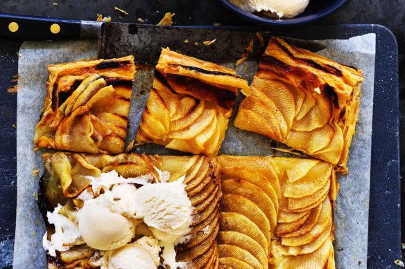 Five ingredient apple tart.