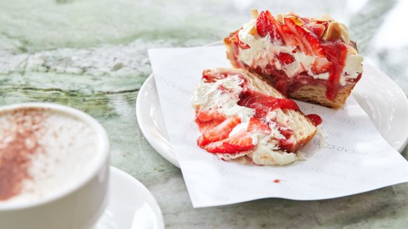 Bread Club's Strawberry Melba pastry.