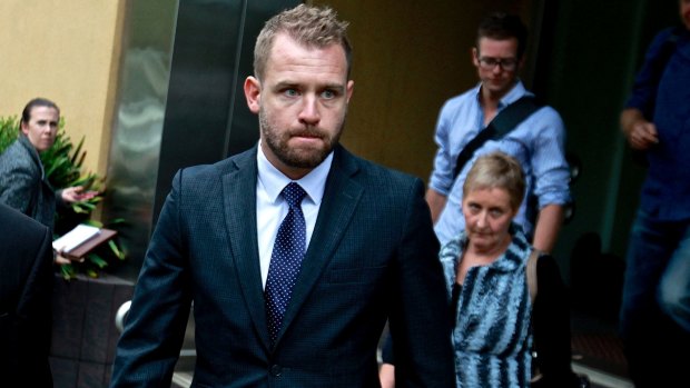 Inquest into son's death: Peter Atkinson leaves the inquiry. 