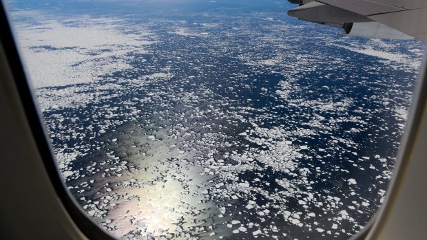 Warming waters are melting the Antarctic ice sheets from below.