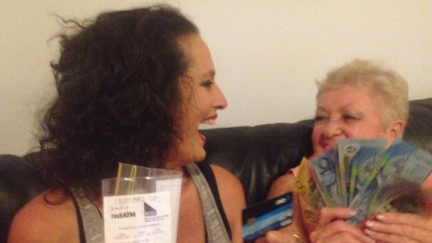 Sue Lamb celebrates her surprise $10 million windfall.