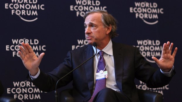 Ray Dalio at the World Economic Forum: The billionaire's insights have weight with investors.