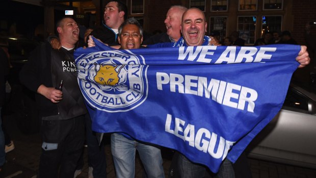 Leicester City fans across the world showed their joy after the Premier League triumph. 