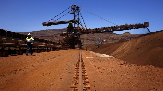 Miners are struggling after the collapse of iron ore prices.