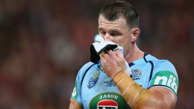 Blues' best: Paul Gallen of NSW during game three of the State of Origin.