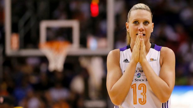 On her way out: Penny Taylor.