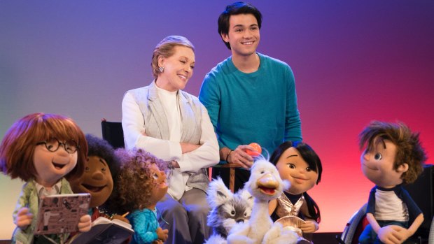 Julie Andrews stars in <i>Julie's Greenroom</i>, a new preschool show featuring puppets from The Jim Henson Company.