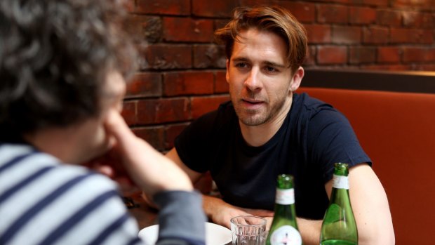 Hugh Sheridan lunches with Paul Kalina at Magic Mountain Saloon.