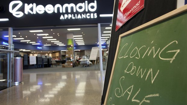Kleenmaid's collapse left thousands of customers without an appliance.