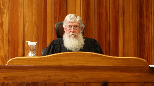 Magistrate Roger Prowse at Liverpool Local Court during a break during Domestic Violence day on June 30, 2015 in Sydney, Australia. 