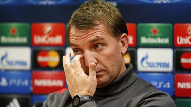 World of woe: Liverpool's manager Brendan Rodgers is under massive pressure.